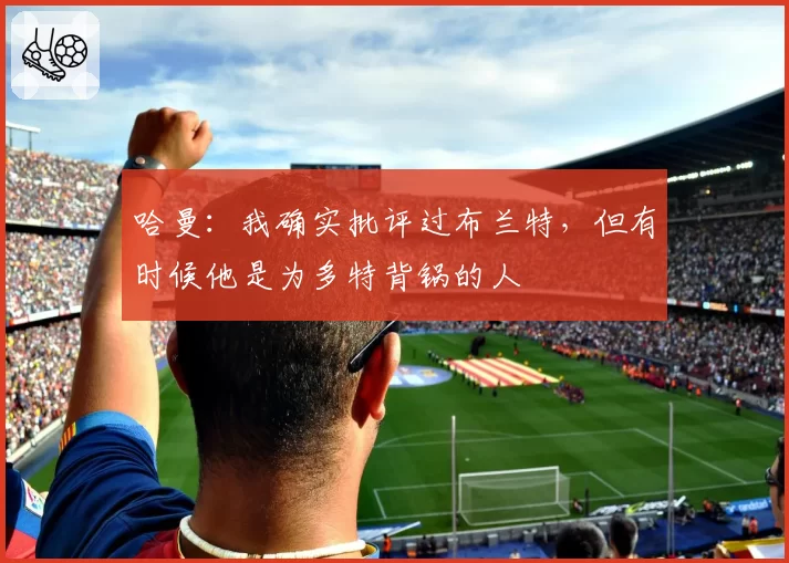 哈曼:我确实批评过布兰特,但有时候他是为多特背锅的人